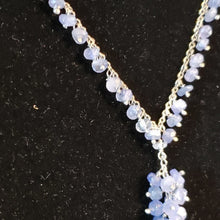 Load image into Gallery viewer, Tanzanite 58 ctw, 20" Necklace with 2" Drop.