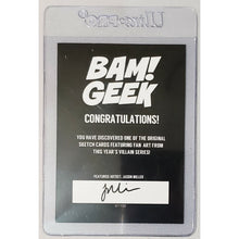 Load image into Gallery viewer, BAM! GEEK Box Artist Sketch Card Villain Spider-Man Green Goblin FOIL SSP 67/100