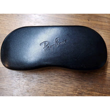 Load image into Gallery viewer, Ray Ban Sunglasses Black Eye Glass Hard Felt Lined Clamshell Case Eyeglasses