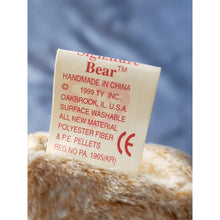 Load image into Gallery viewer, TY Beanie Baby - 1999 SIGNATURE BEAR retired, no tag. AS IS. VG sku 112903p