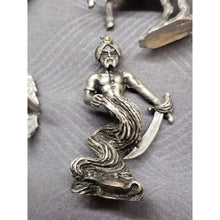 Load image into Gallery viewer, Lot Of 5 Small Pewter Statues, Various Size And Conditions, See Pictures.