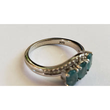 Load image into Gallery viewer, Size 7 RARE Grandidiorite &amp; Zircon 1.5 ctw in Platinum over Sterling Silver Ring