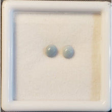 Load image into Gallery viewer, Blue Opal Oval .6 cts Loose AAA 5mm x 4mm Gemstone Pair (2 Pcs)