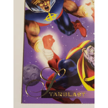 Load image into Gallery viewer, 1995 FLAIR MARVEL ANNUAL - BASE CARD # 129 STARBLAST, VG