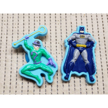 Load image into Gallery viewer, DC Batman &amp; Riddler "Stuck On Stories" Replacement Character Figure Window Cling