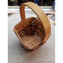 Load image into Gallery viewer, Longaberger 1993 Inaugural Basket &amp; Liner 5x5x4” Great/Excellent condition