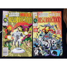 Load image into Gallery viewer, Silver Surfer / Warlock: Resurrection #1,2 Lot of 2 Marvel Comic Books 1993 VG/F