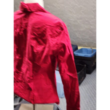 Load image into Gallery viewer, No Boundaries Red, Button Up Shirt Size Mediun Juniors Stretch