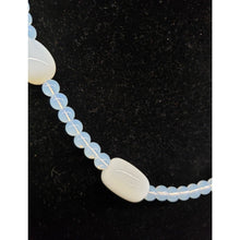 Load image into Gallery viewer, Opalite Drop Beaded Necklace 18" with 2" Extender &amp; Lobster Claw Clasp.