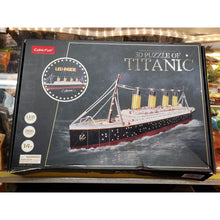 Load image into Gallery viewer, CubicFun 3D Puzzle Adults RMS Titanic Ship Toy Model Kit 266 Pcs Building Gift