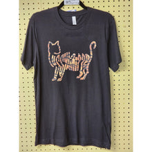 Load image into Gallery viewer, Medium &quot;Pussywhipped&quot;, Cat Lover T-Shirt, Kitten Logo, Tiger On Black