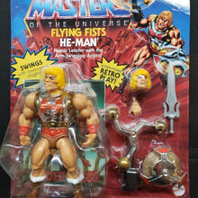 Load image into Gallery viewer, "FLYING FISTS" HE-MAN- Heroic Leader with Fist Swinging Action! MOTU Retro Play