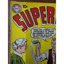 Load image into Gallery viewer, SUPERBOY #75 SEPT 1959 DC COMICS CLASSIC SPANKING COVER SUPERBABY KRYPTO G/VG