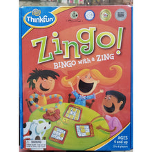 Load image into Gallery viewer, Zingo! "Bingo with a Zing" Kids/ Family Board (Matching, Word) Game by Thinkfun
