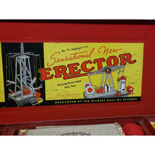 Load image into Gallery viewer, Erector Set in Metal Case Vintage 1948 AC Gilbert &amp; Co. No 8-1/2 Electric, As Is