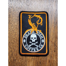 Load image into Gallery viewer, Death Wish Coffee Company Cauldron-Aged Pumpkin Blend 4” x 2.5” Patch Rare LE