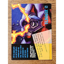 Load image into Gallery viewer, TERRAX #121 Marvel Masterpieces 1994 Fleer Trading Card Hildebrandt Bros Art