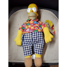 Load image into Gallery viewer, Vivid Imaginations 1998 "The Simpsons" Homer Simpson, Vacation Wear Plush Doll