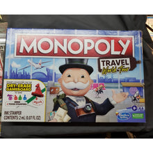 Load image into Gallery viewer, Monopoly Travel World Tour Board Game .New, 16"x 11" Some Box Wear