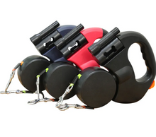Load image into Gallery viewer, Auto Double Dog Leash