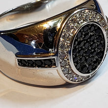 Load image into Gallery viewer, Size 12 Men's Rhodium &amp; Silvertone Ring with 1.4