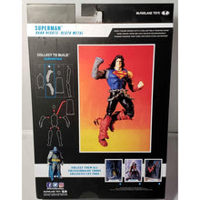 Load image into Gallery viewer, SUPERMAN 7" Action Figure -McFarlane Toys. DC MULTIVERSE, "DARK KNIGHTS: DEATH METAL"
