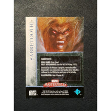 Load image into Gallery viewer, Skybox: Marvel Masterpieces 2008 "SABRETOOTH" #35 Trading Card