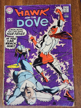 Load image into Gallery viewer, The Hawk and the Dove #6 (June 1969) DC Silver Age — Gil Kane Cover VG/FN front cover