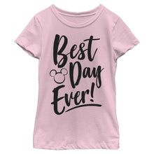 Load image into Gallery viewer, Girl&#39;s Disney Best Day Ever T-Shirt