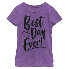 Load image into Gallery viewer, Girl&#39;s Disney Best Day Ever T-Shirt