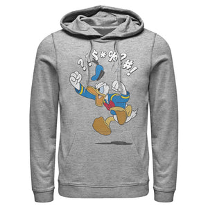 Men's Disney Donald Duck Angry Jump Lightweight Hoodie