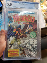 Load image into Gallery viewer, WEREWOLF BY NIGHT #37 3rd Marc Spector MOON KNIGHT, 1976 Wrightson CGC 5.0