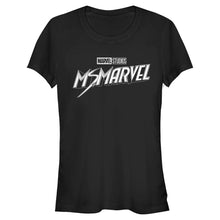 Load image into Gallery viewer, Junior&#39;s Marvel Black and White T-Shirt