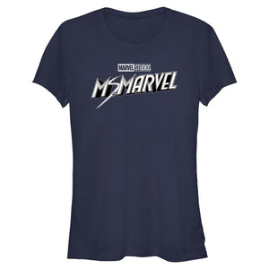 Junior's Marvel Black and White T-Shirt