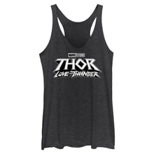Load image into Gallery viewer, Junior&#39;s Marvel Black Logo Tank Top