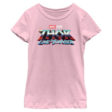 Load image into Gallery viewer, Girl&#39;s Marvel Thunder Logo T-Shirt