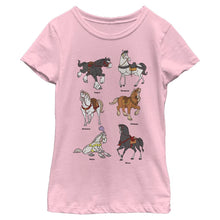 Load image into Gallery viewer, Girl&#39;s Disney Disney Horses T-Shirt
