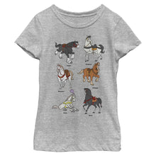 Load image into Gallery viewer, Girl&#39;s Disney Disney Horses T-Shirt