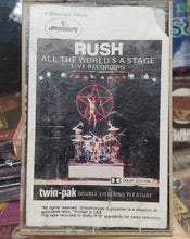 Load image into Gallery viewer, Rush &quot;All The Worlds A Stage- Live&quot; Live Recording 1976 Cassette Tape. F/G+