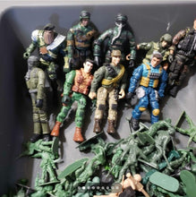 Load image into Gallery viewer, Army Toys 4 Lbs. Lot - Plastic Soldiers, Action Figures, Planes Accessories More