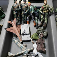 Load image into Gallery viewer, Army Toys 4 Lbs. Lot - Plastic Soldiers, Action Figures, Planes Accessories More