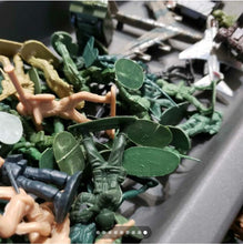 Load image into Gallery viewer, Army Toys 4 Lbs. Lot - Plastic Soldiers, Action Figures, Planes Accessories More