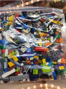 Lot B: Lego Mixed Building Bricks / Blocks Lot Of Parts, Pieces, Bricks of LEGO 1+ lb (471 gm)