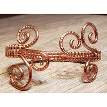 Load image into Gallery viewer, Hand Woven, Nickel Free Copper Wire Wrapped Bracelet