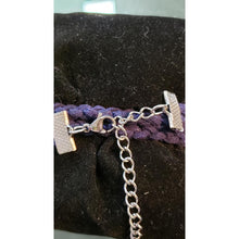Load image into Gallery viewer, Genuine Navy Blue Leather Triple Wrap Strada Watch / Bracelet, Adjustable with Lobster Claw Clasp.