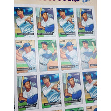 Load image into Gallery viewer, US Scott, USPS 39c Baseball Sluggers Pane of 20, Mickey Mantle, Melbourne Ott VG