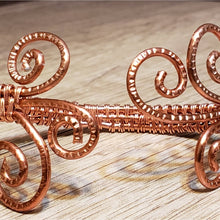 Load image into Gallery viewer, Hand Woven, Nickel Free Coppet Wrapped Bracelet