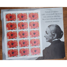 Load image into Gallery viewer, USA - 1996 'DEATH ANNIVERSARY OF GEORGIA OKEEFE' Sheetlet MNH [E4464] G/VG