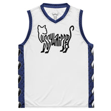 Load image into Gallery viewer, "PussyWhipped" CAT DAD. #9 Recycled Unisex 'Home Game' Basketball Jersey