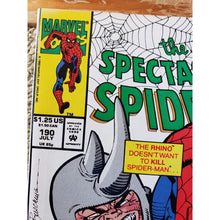 Load image into Gallery viewer, 1992 Marvel Comics "The Spectacular Spider-Man" #190 Rhino VG/F